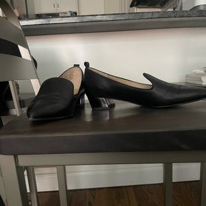 Franco Sarto black leather shoes